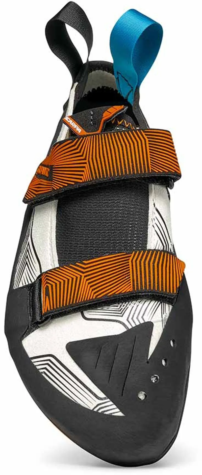 Scarpa Mens Quantic Climbing Shoe - Dust Grey-Mango-1